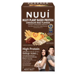 NUUI MULTI PLANT BASED PROTEIN CHOCOLATE MALT FLAVOUR 1*6 หนุย มัลติแพลนเบสโปรตีน (รสช็อคโกแลตมอลต์)